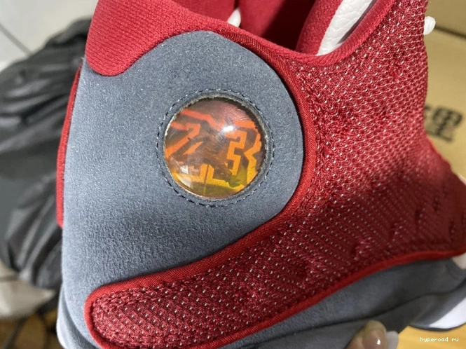 Retro Grey Air Jordan 13 Red Gym Flint 414571-600 0916